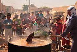 Hungerpolitik gegen Rojava