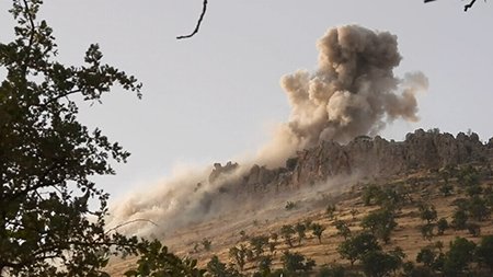 Türkisches Bombardement in Südkurdistan